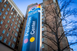 Marta Peachtree Center Sign   Atlanta GA 1823